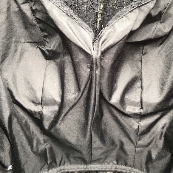 Unique Vintage Little Black Lace Dress - Picture 8 of 8